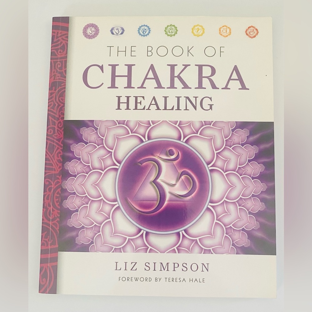 The Book of Chakra Healing by Liz Simpson - Purple Cover